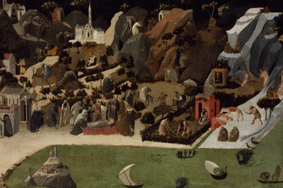 Scenes from the Lives of the Desert Fathers (Thebaid) by Fra Angelico